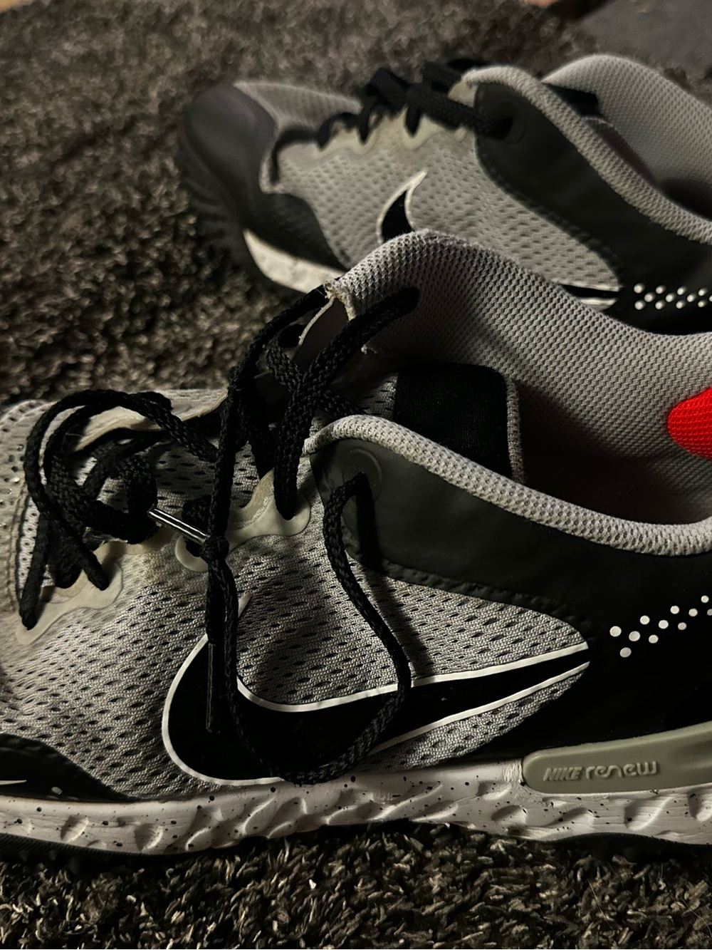Nike Men's Alpha Huarache Elite 3 Turf Baseball Cleats Shoes Size 14 CK0748-011 - Picture 6 of 8